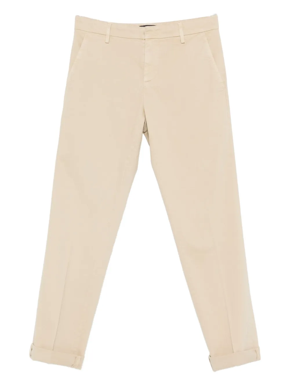 Dondup Pleated Side-pockets Trousers In Neutral