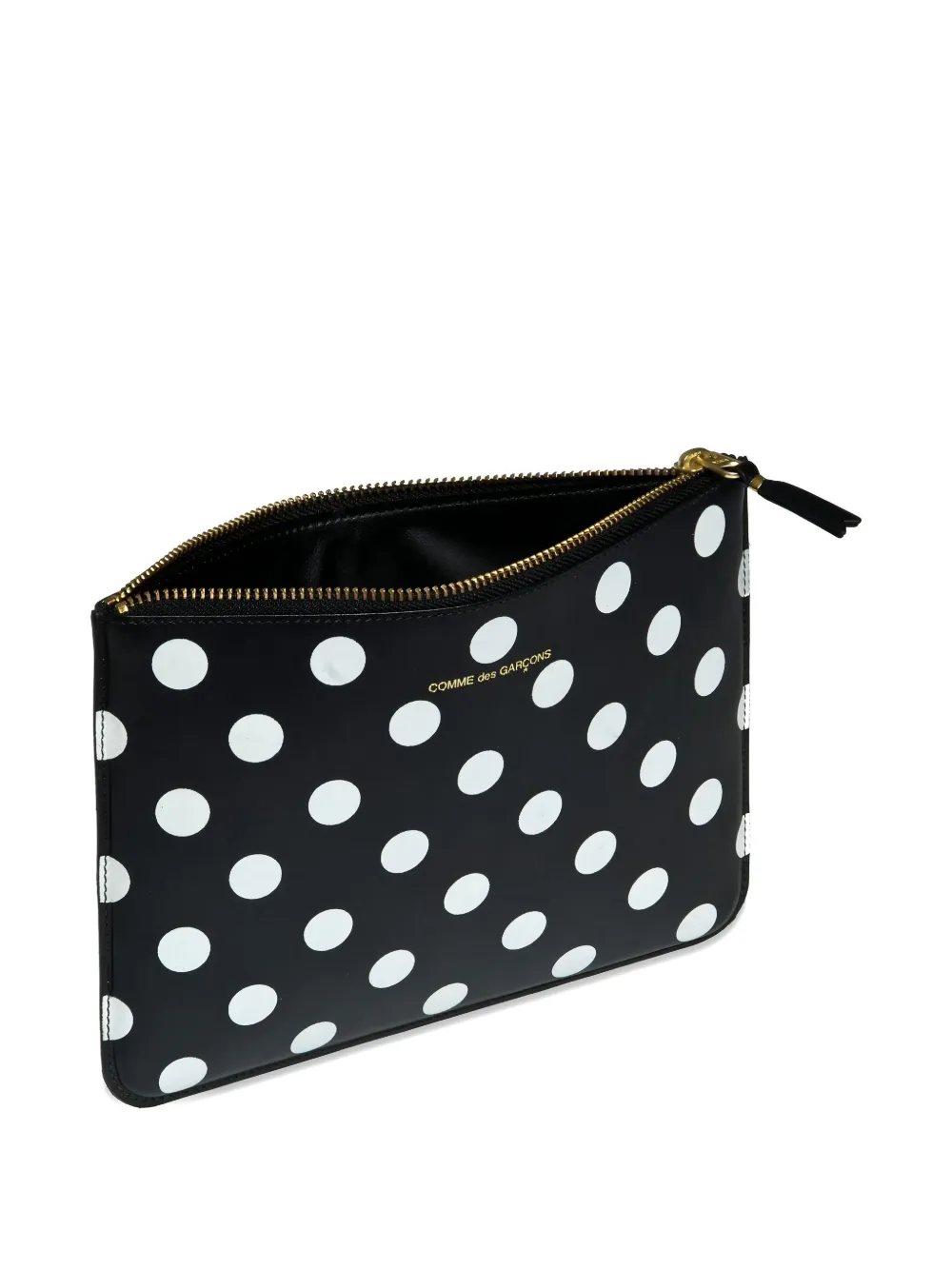 Comme Des Garçons Wallet Portemonnee met stippen Zwart