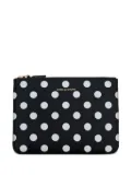 Comme Des Garçons Wallet polka-dot pattern wallet - Black