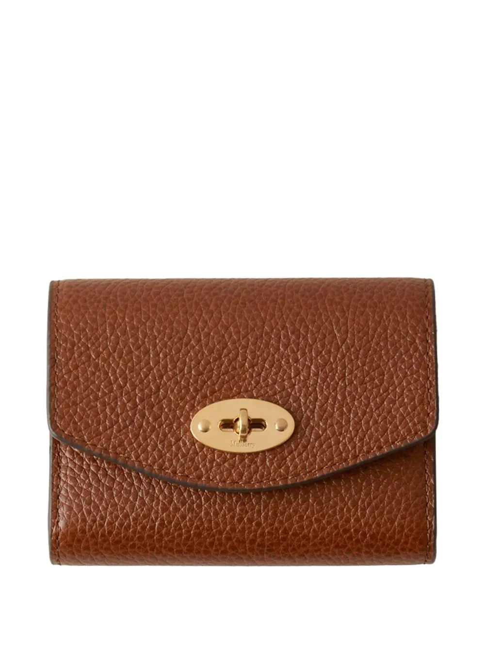 Mulberry Darley Concertina Leather Wallet In Brown