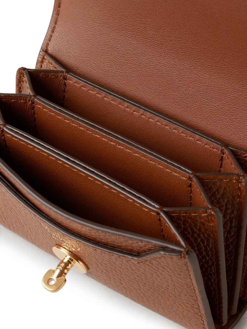 Mulberry Darley Concertina leren portemonnee - Bruin
