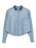 Forte Forte button-down pocket shirt - Blue
