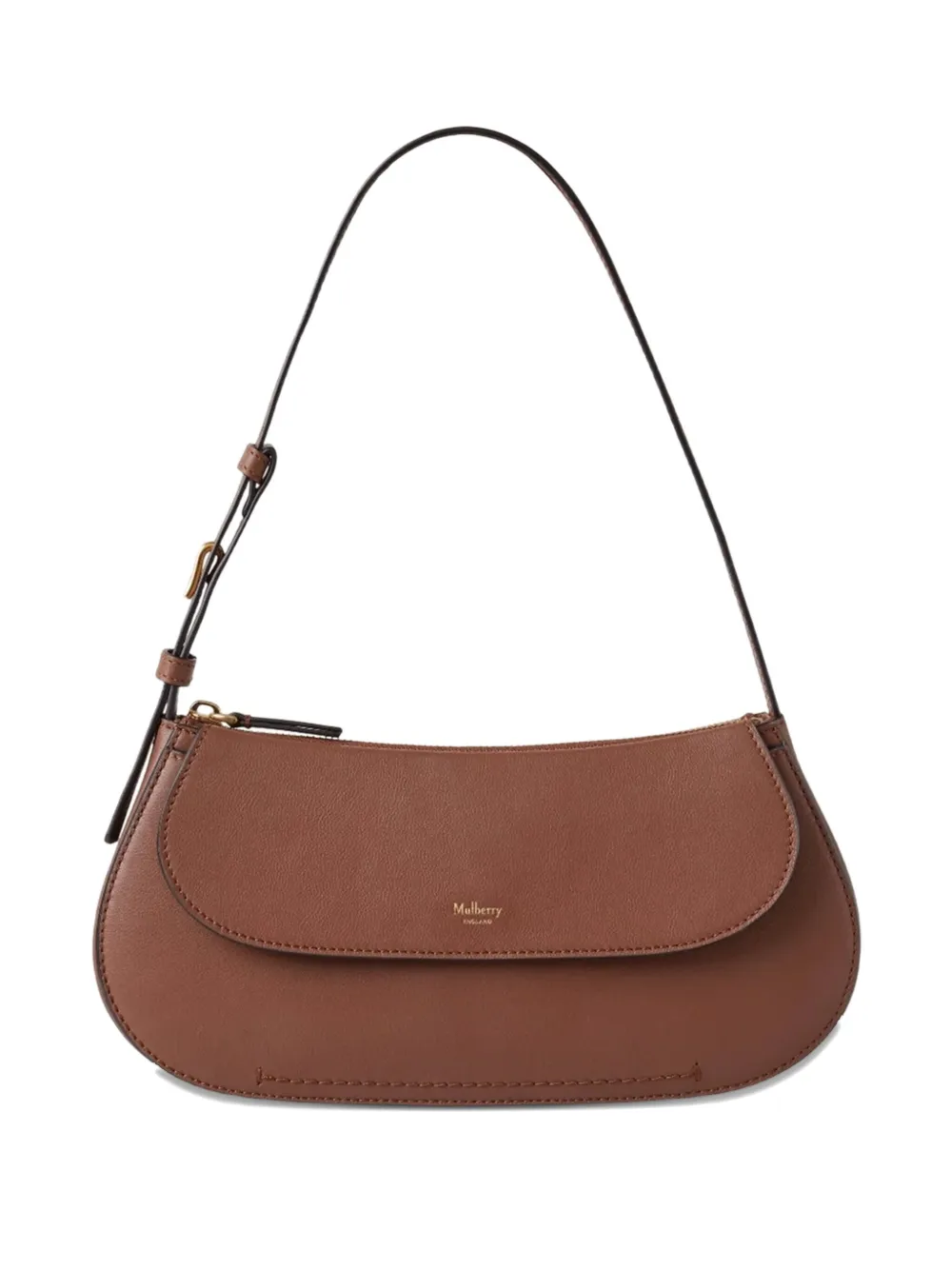 Mulberry Clovelly grain-leather shoulder bag | Brown | Image 1