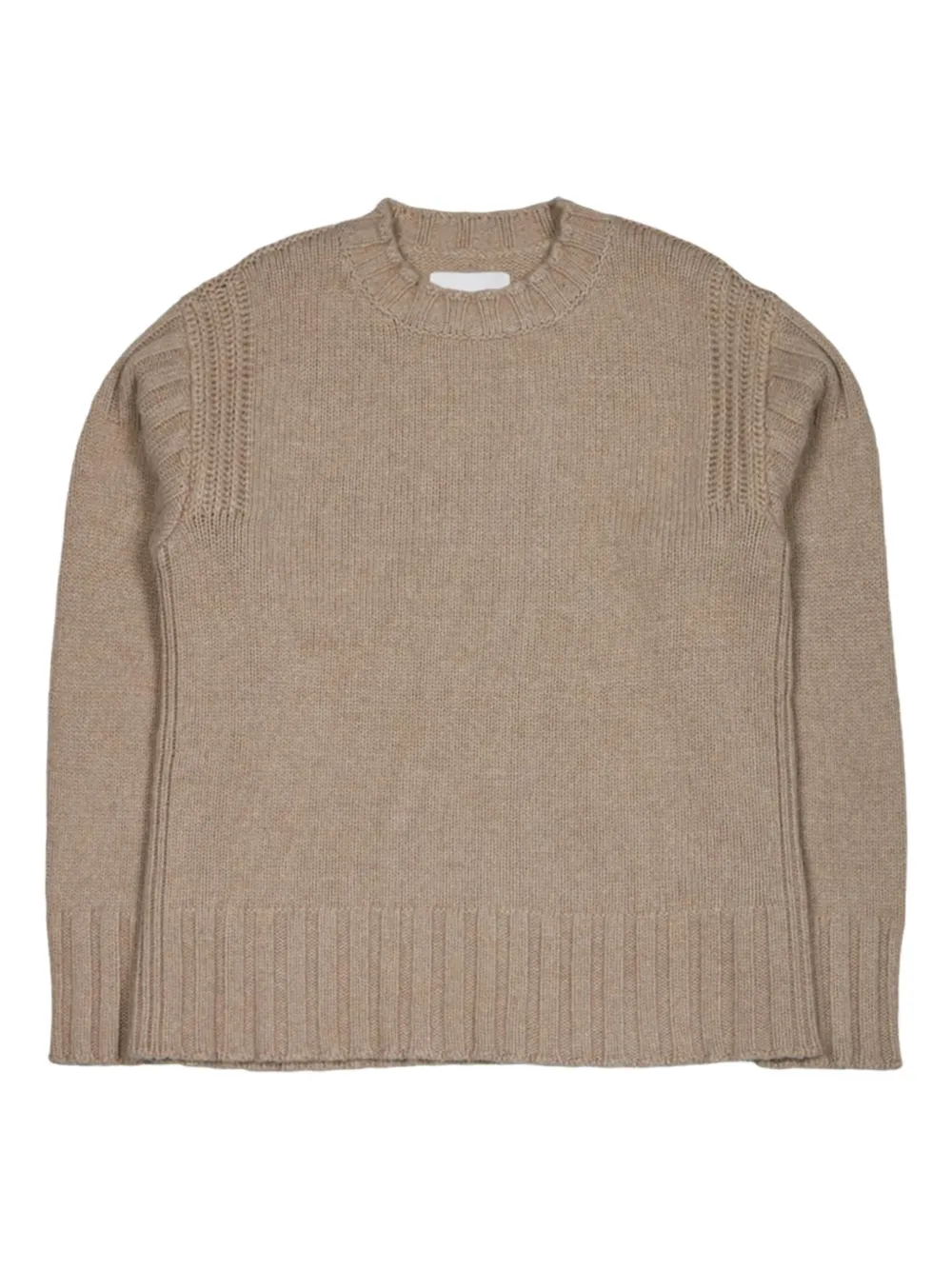 Jil Sander Kasjmier trui met ronde hals Bruin