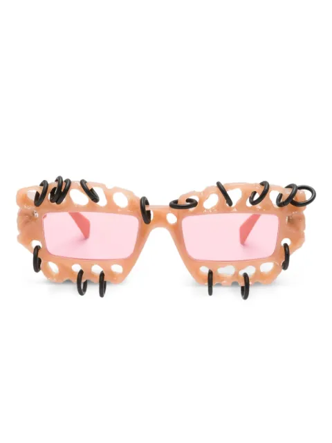 Kuboraum rectangle-frame sunglasses