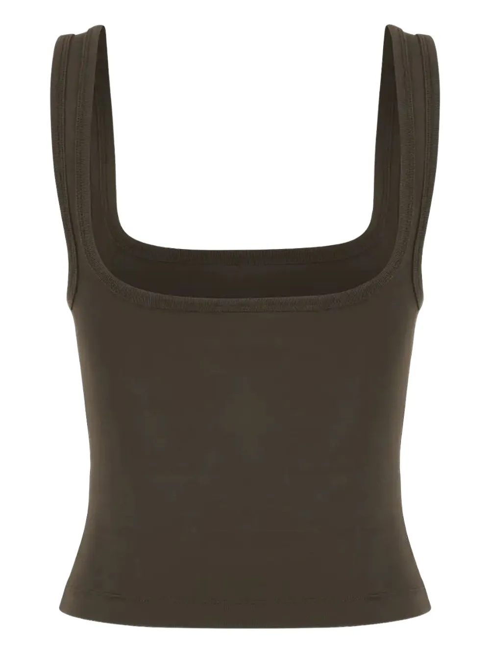 ENTIRE STUDIOS Tanktop met vierkante hals Bruin