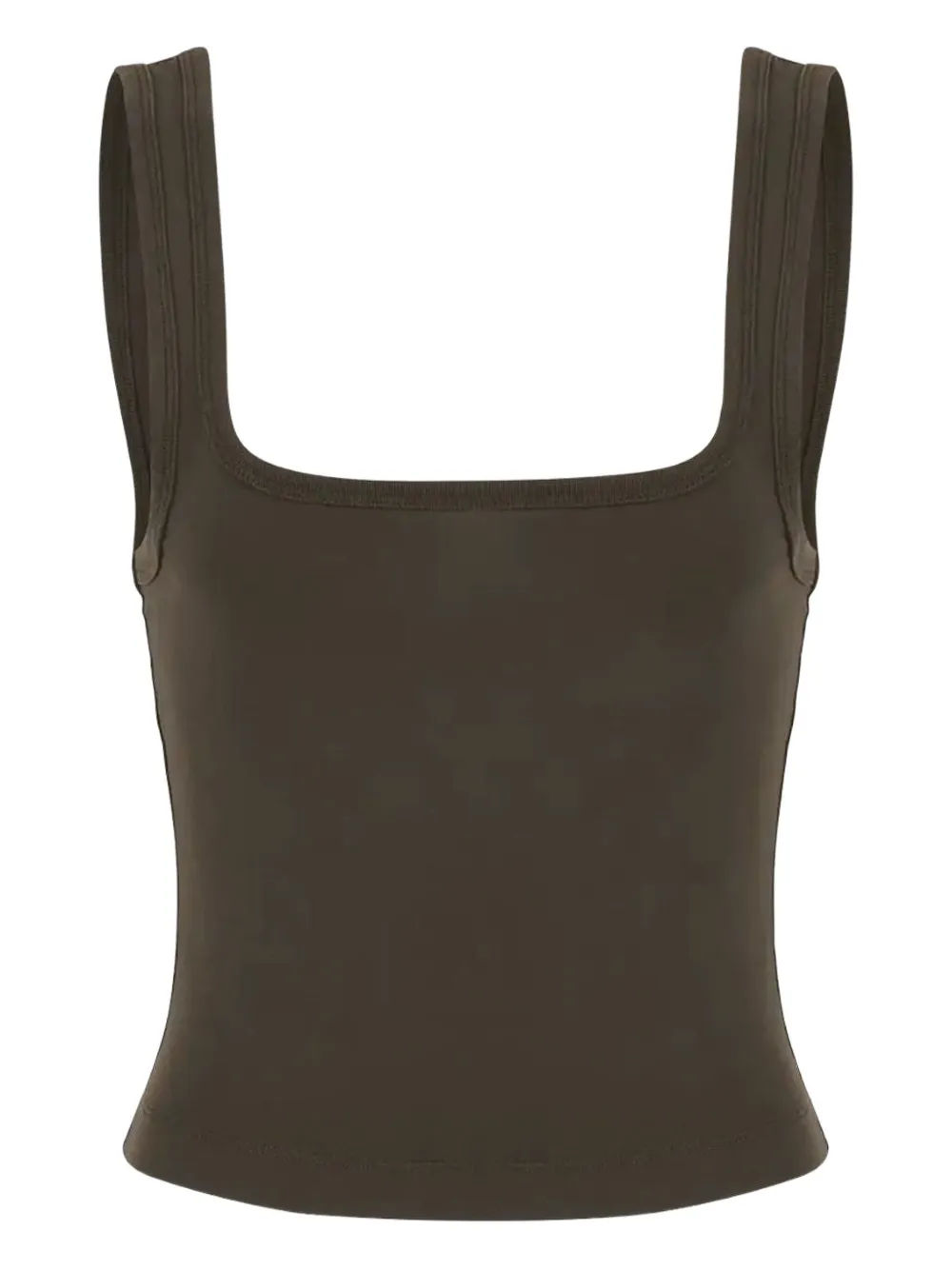 ENTIRE STUDIOS Tanktop met vierkante hals Bruin