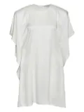 Stella McCartney draped ruffled dress - White