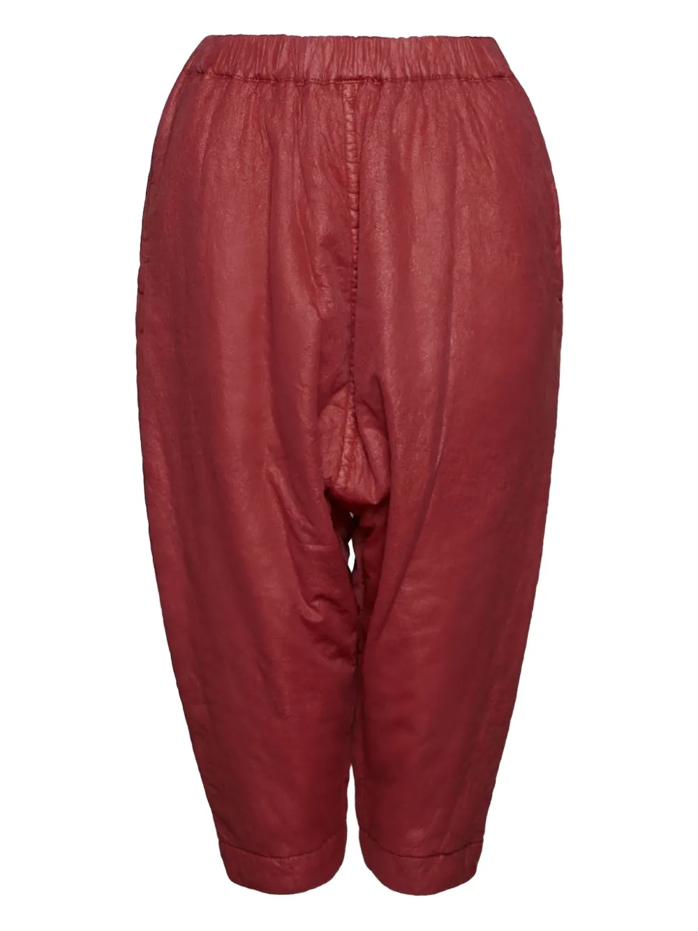 Comme Des Garçons bonded trousers Rood