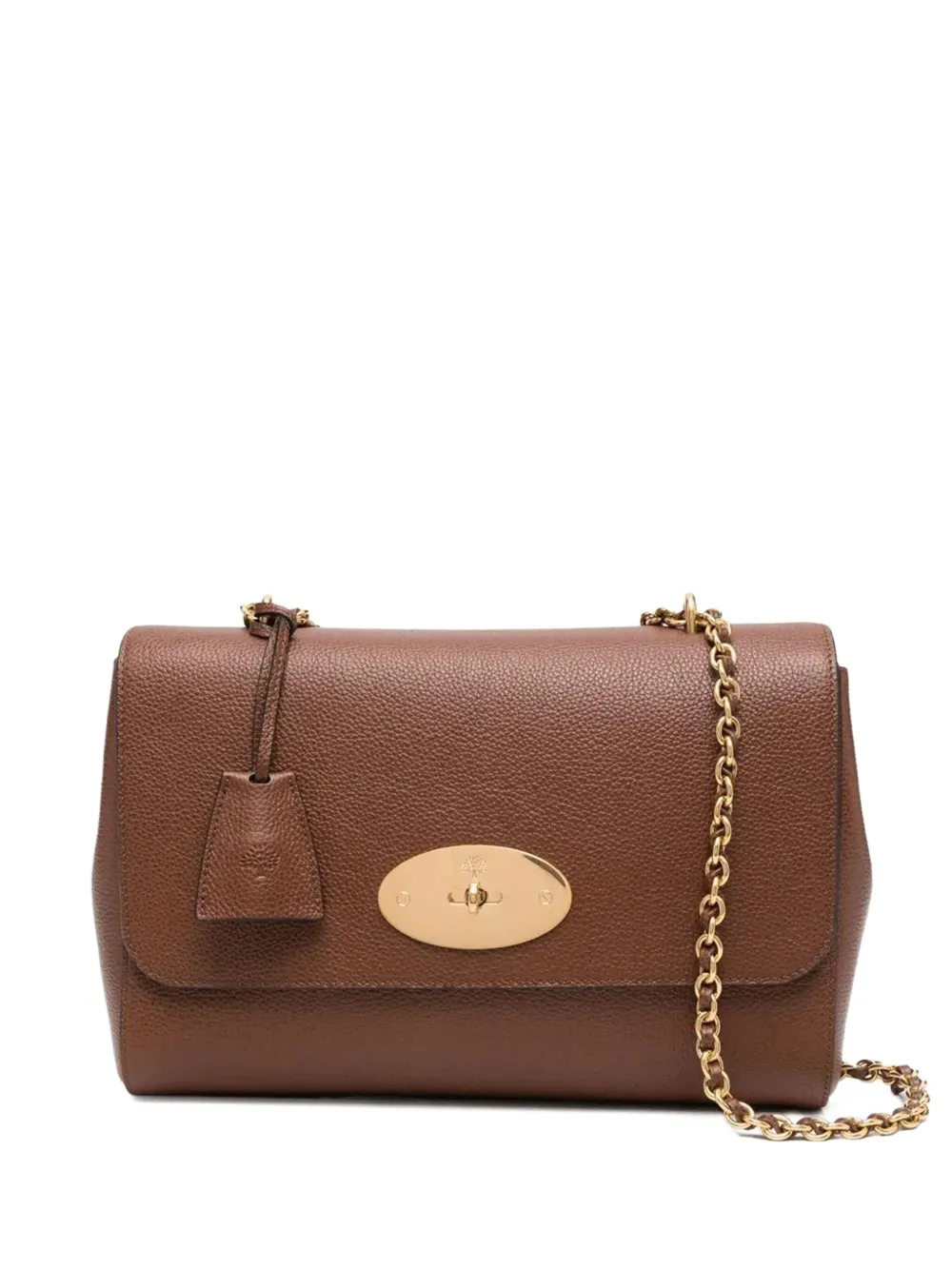 Mulberry medium Lily classic grain-leather chain shoulder bag | Brown | Image 1