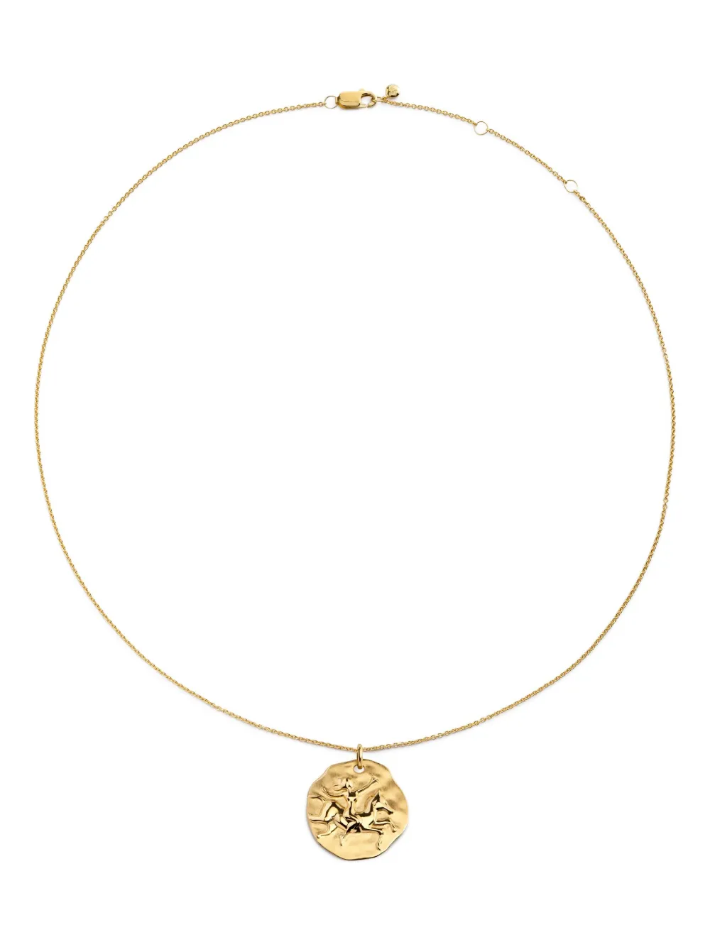 Monica Vinader Gp Zodiac Sagittarius Necklace In Gold