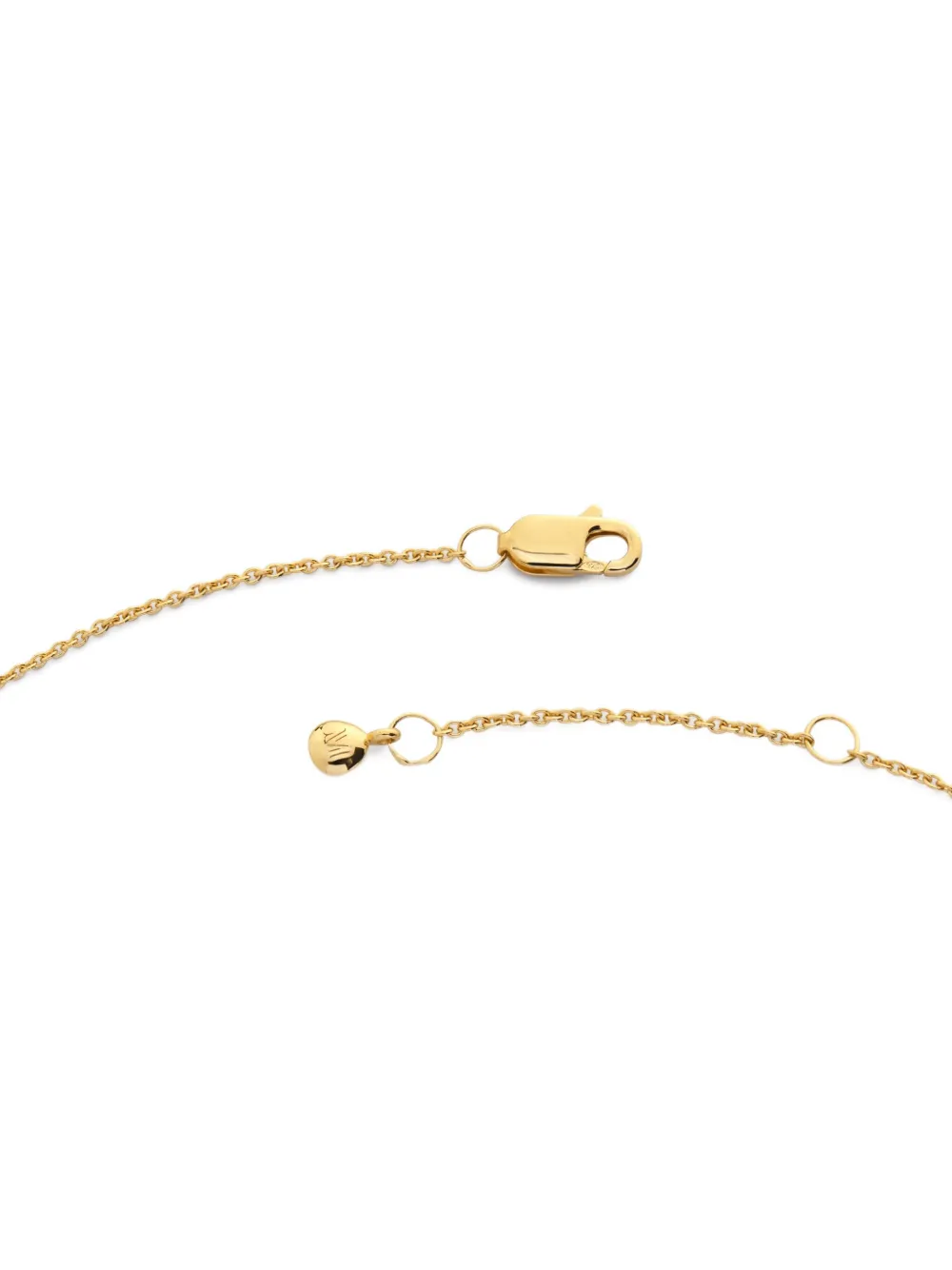Monica Vinader Womens Sagittarius Zodiac 18ct Yellow Gold Vermeil Pendant Necklac In Gold