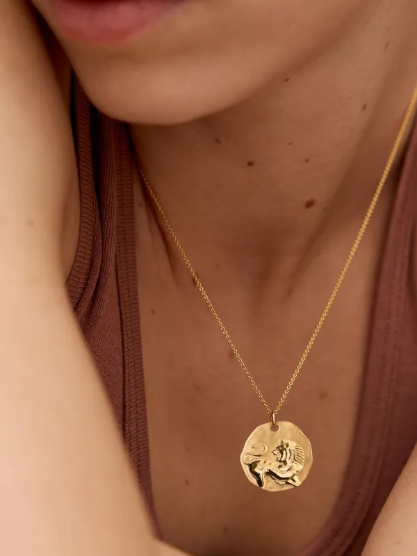 Monica Vinader GP Zodiac Leo ネックレス | ゴールドトーン | FARFETCH JP
