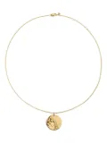 Monica Vinader GP Zodiac Aquarius necklace - Gold