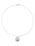 Monica Vinader Cancer Zodiac pendant necklace - Silver