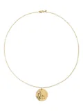 Monica Vinader GP Zodiac Libra necklace - Gold