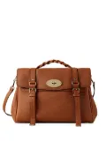 Mulberry large Alexa braided-handle satchel bag - Brown