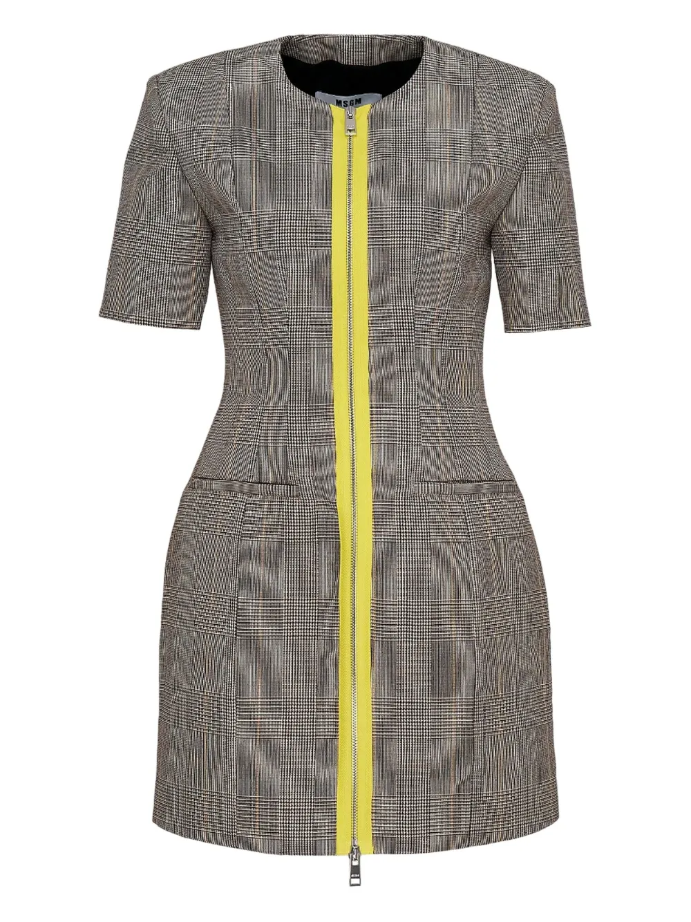 MSGM Mini-jurk met rits Bruin
