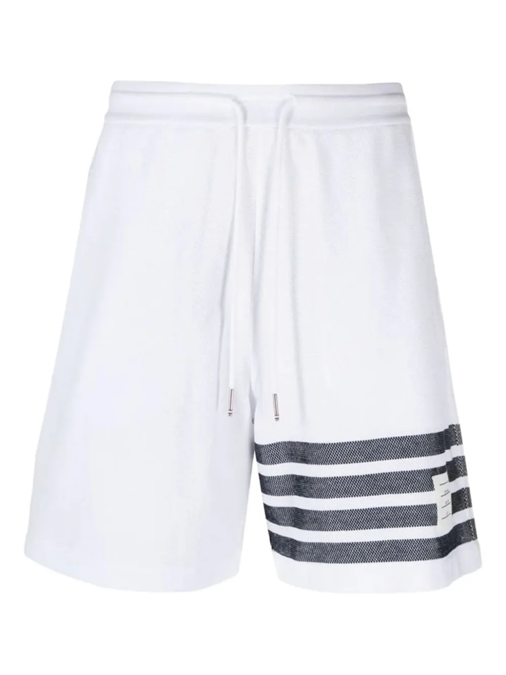 Thom Browne  4-Bar stripe-details shorts | White | Image 1
