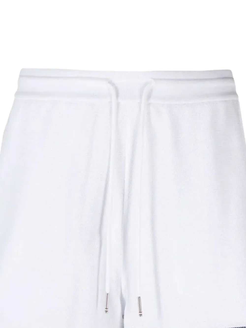 Thom Browne 4-bar Stripe-details Shorts In White