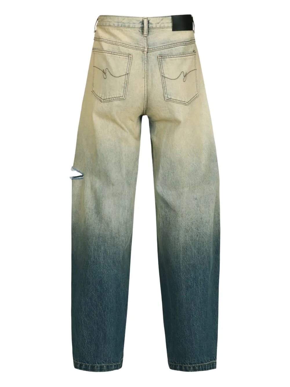 YCH Jeans met lurex detail en uitgesneden details - Blauw