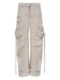 Hache corduroy cargo trousers - White