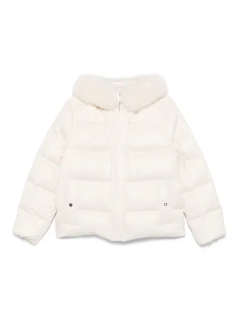 Liska fur-trimmed quilted jacket