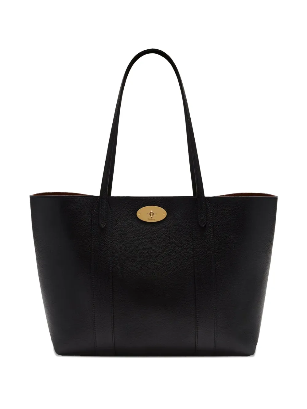 Mulberry Bayswater leather tote bag Zwart