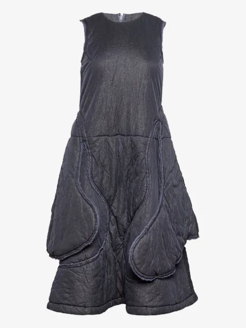 Comme Des Garçons round-neck sleeveless midi dress