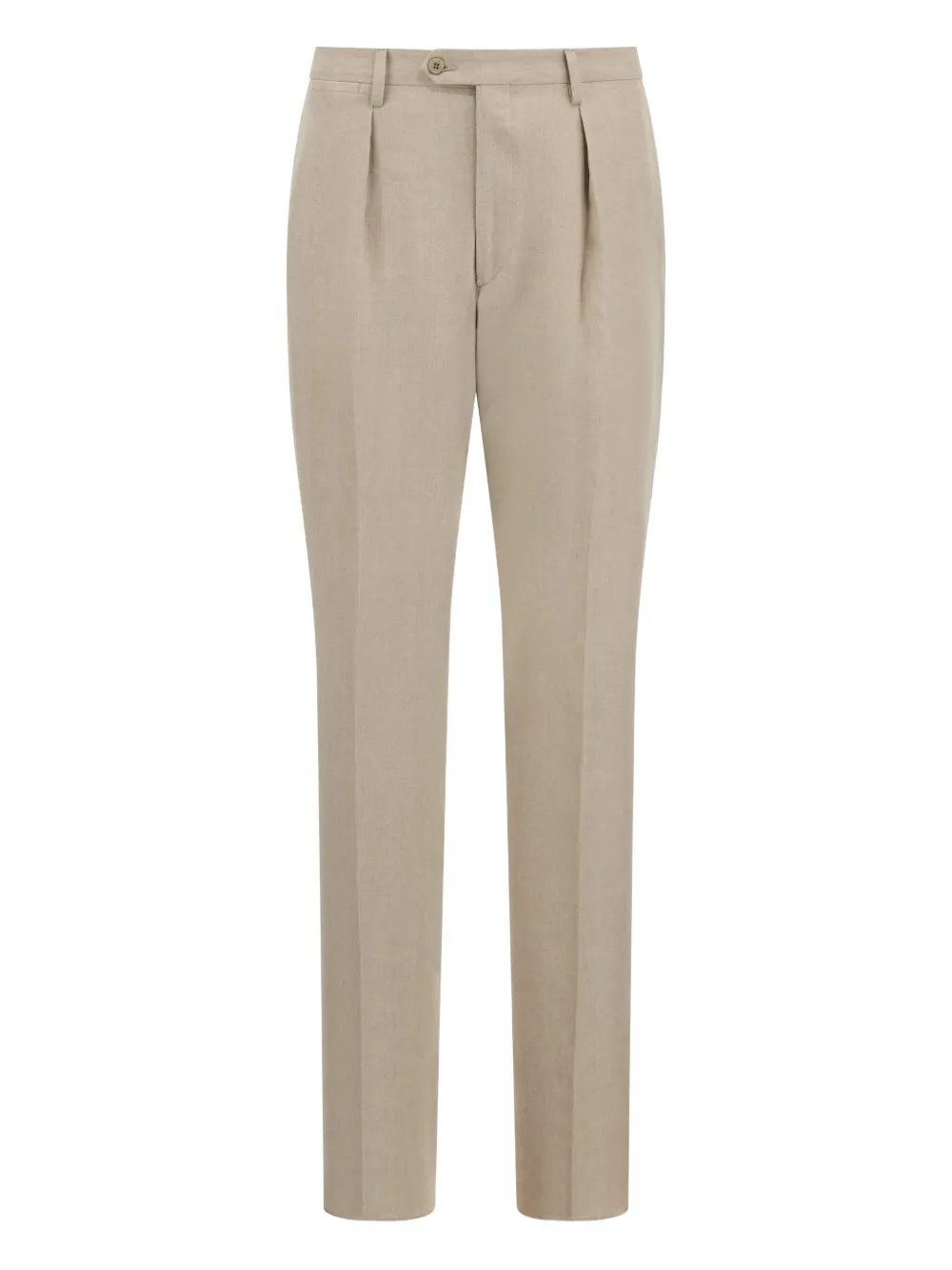 Boggi Milano side-dart trousers Beige