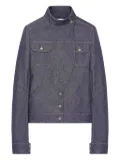 Courrèges split-sleeve denim jacket - Blue