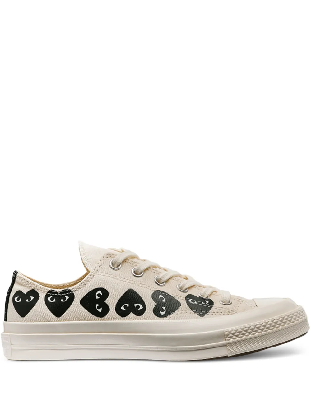 Comme Des Garçons Play heart-print low-top sneakers White
