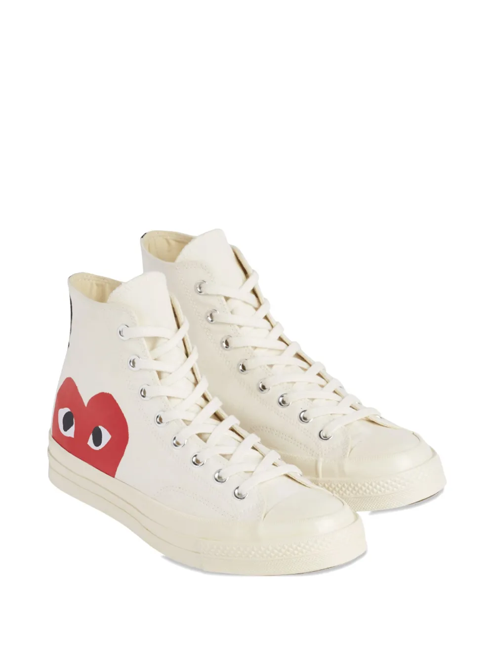 Comme Des Garçons Play Big Heart high-top sneakers White