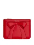 Comme Des Garçons Wallet bow-detail leather wallet - Red