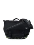 Porter-Yoshida & Co. medium diagonal-zip messenger bag - Black