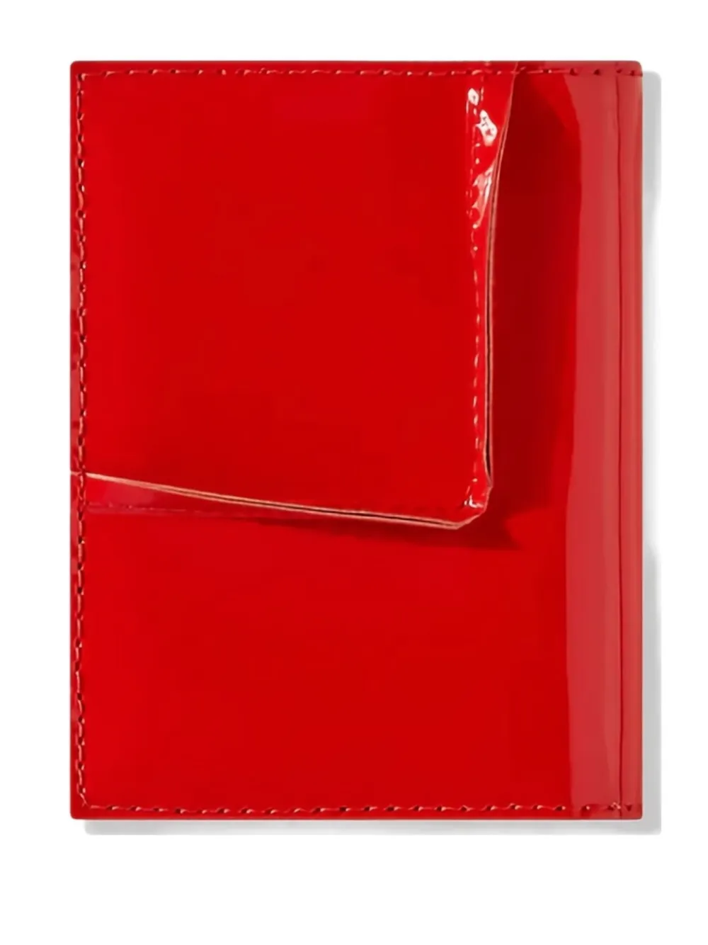 Comme Des Garçons Wallet seams-detail wallet Rood