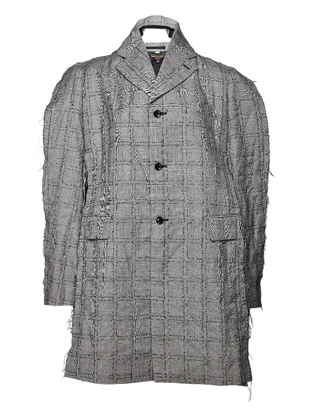 Comme Des Garçons check-pattern coat