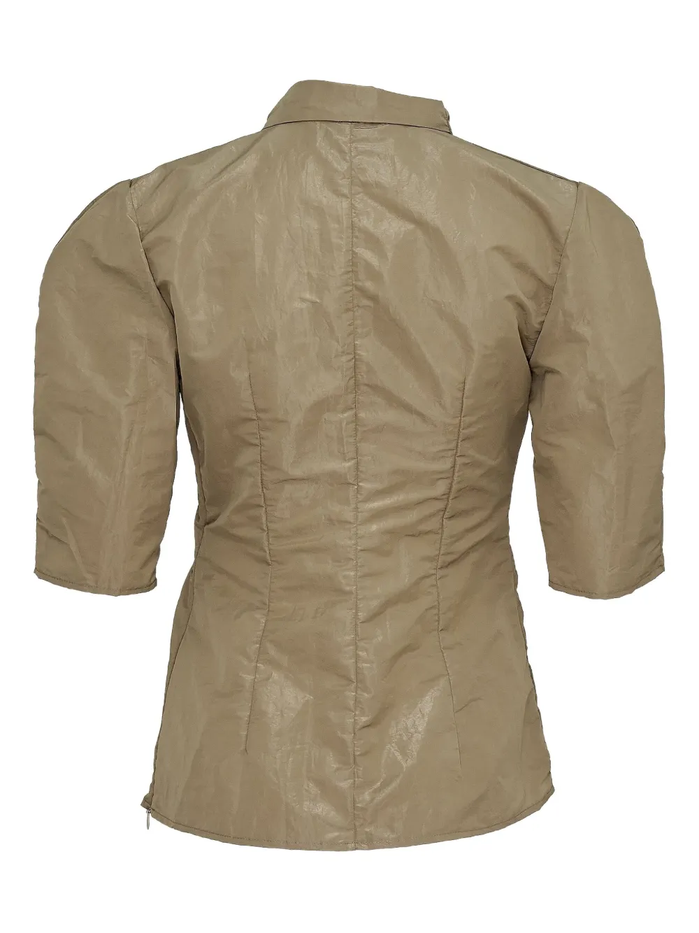 MSGM Blouse met strikdetail Beige