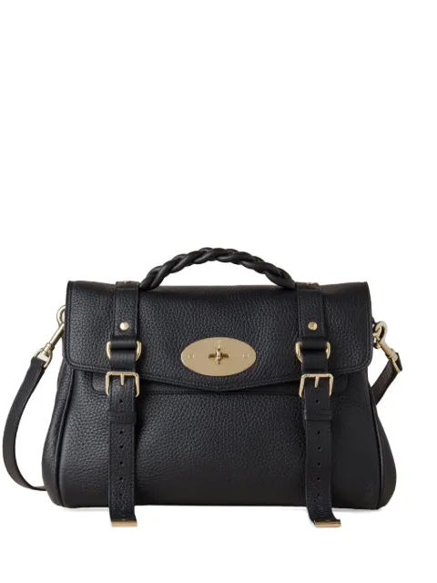 Mulberry شنطة كتف 'أليكسا' جلد صغيرة بمقبض مضفر