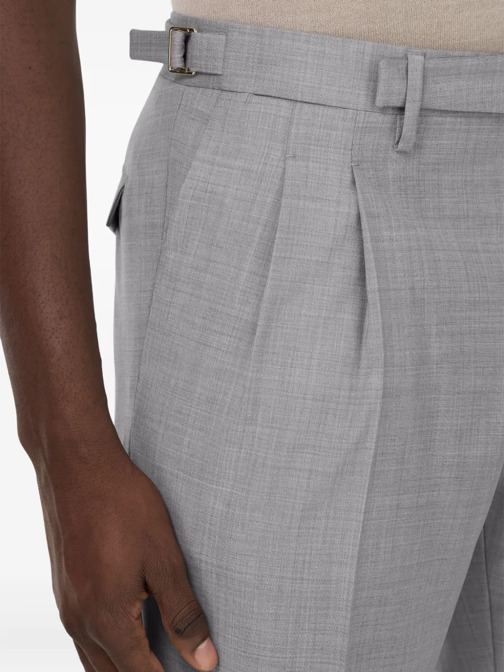 Boggi Milano Broek met zijzak Grijs