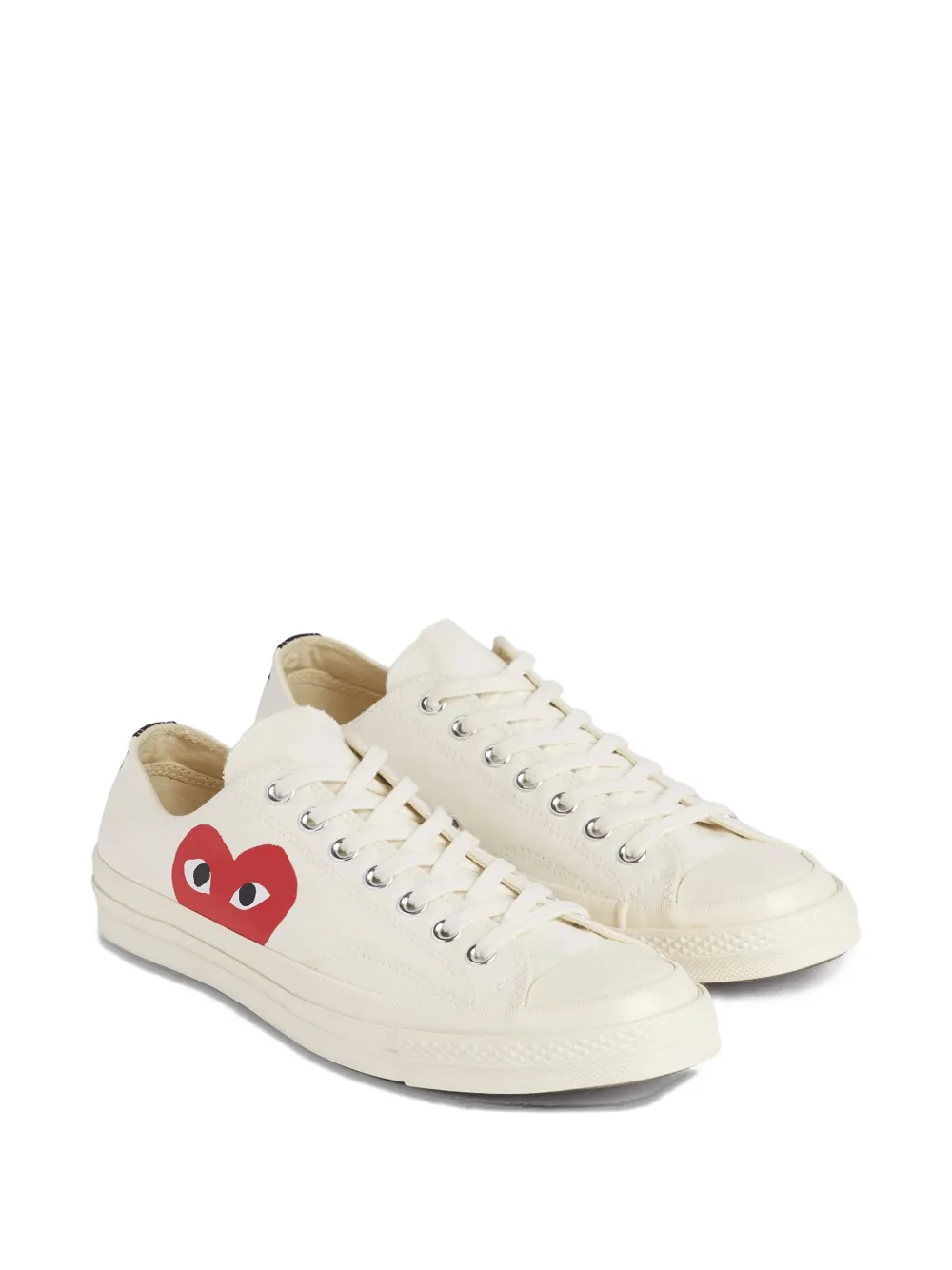 Comme Des Garçons Play x Converse heart-logo sneakers White