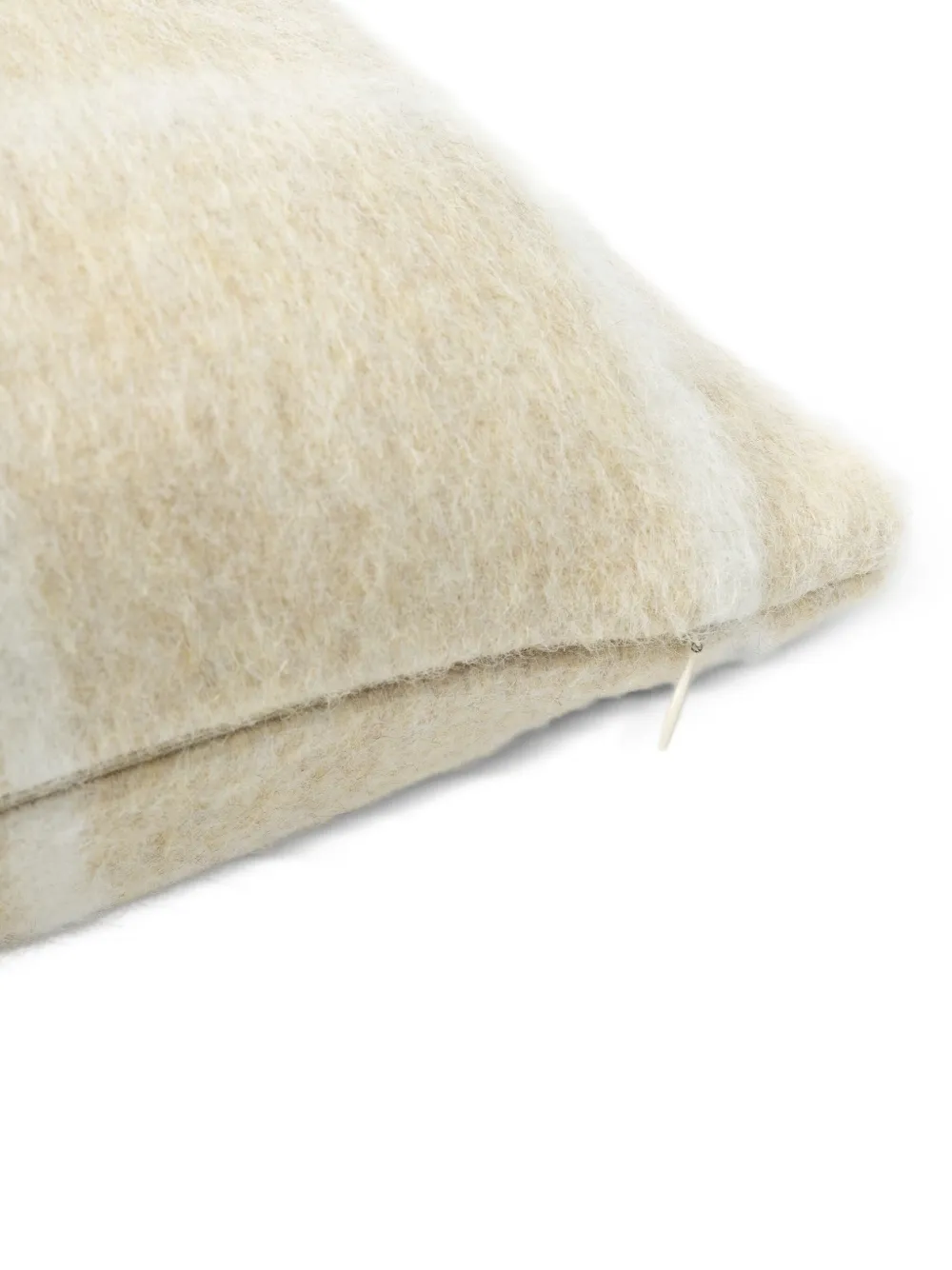 Blacksaw Grid-pattern Cushion In Neutral