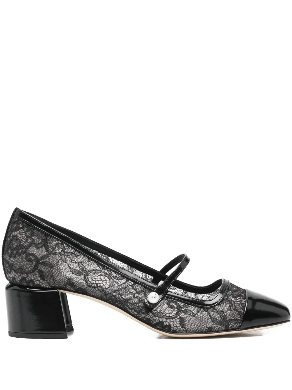 Jimmy Choo Elisa Mesh Pumps In Black