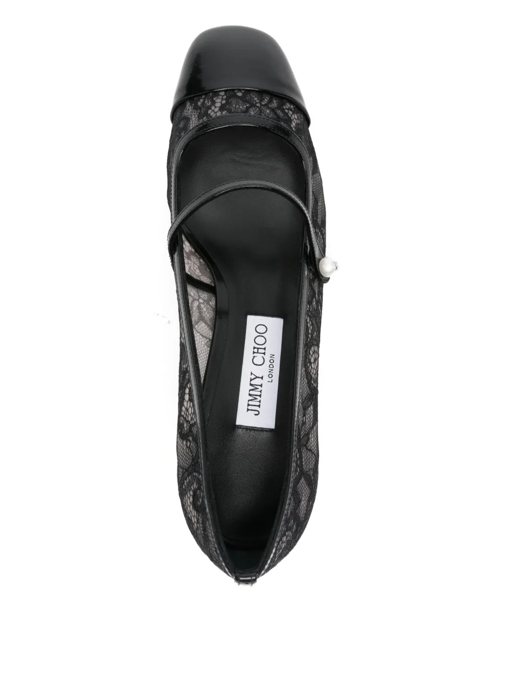 Jimmy Choo Elisa Mesh Pumps In Black