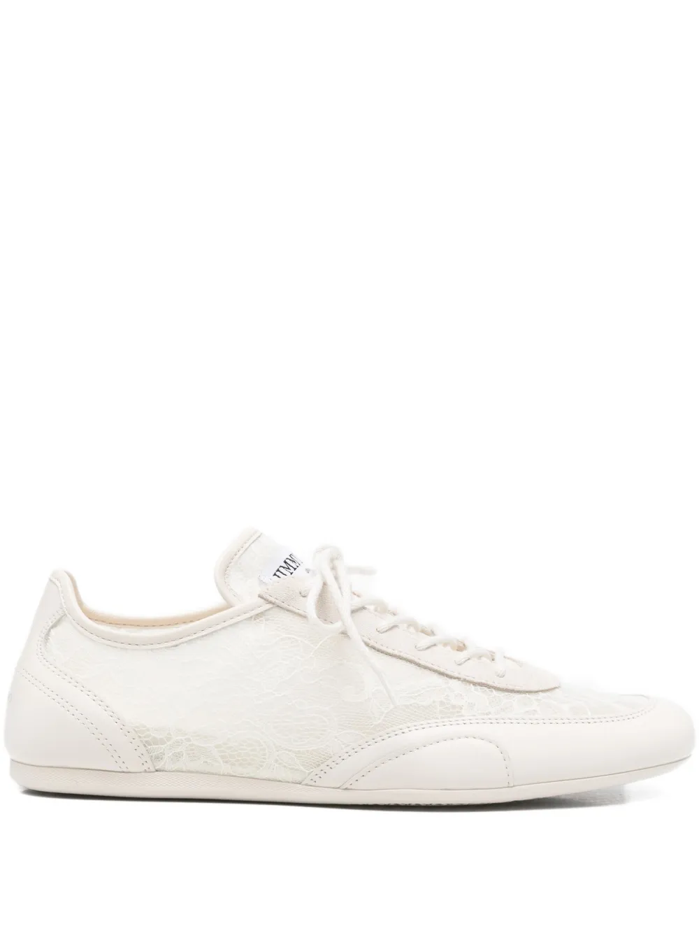 Jimmy Choo Sunny Lace-up Sneakers In White