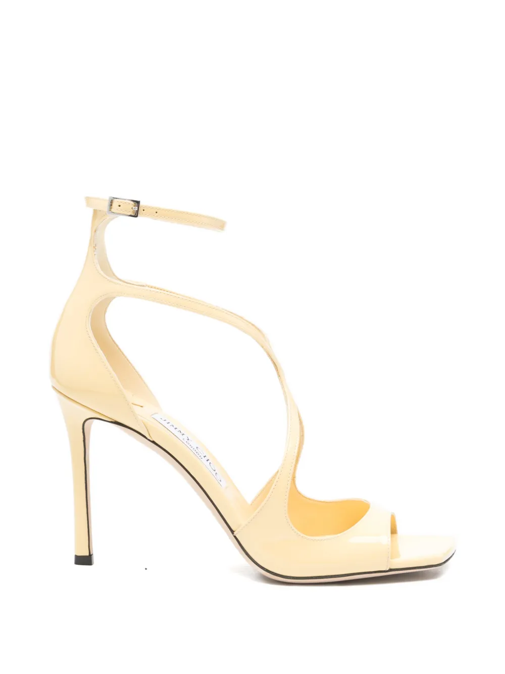 Jimmy Choo Azia leather sandals Geel