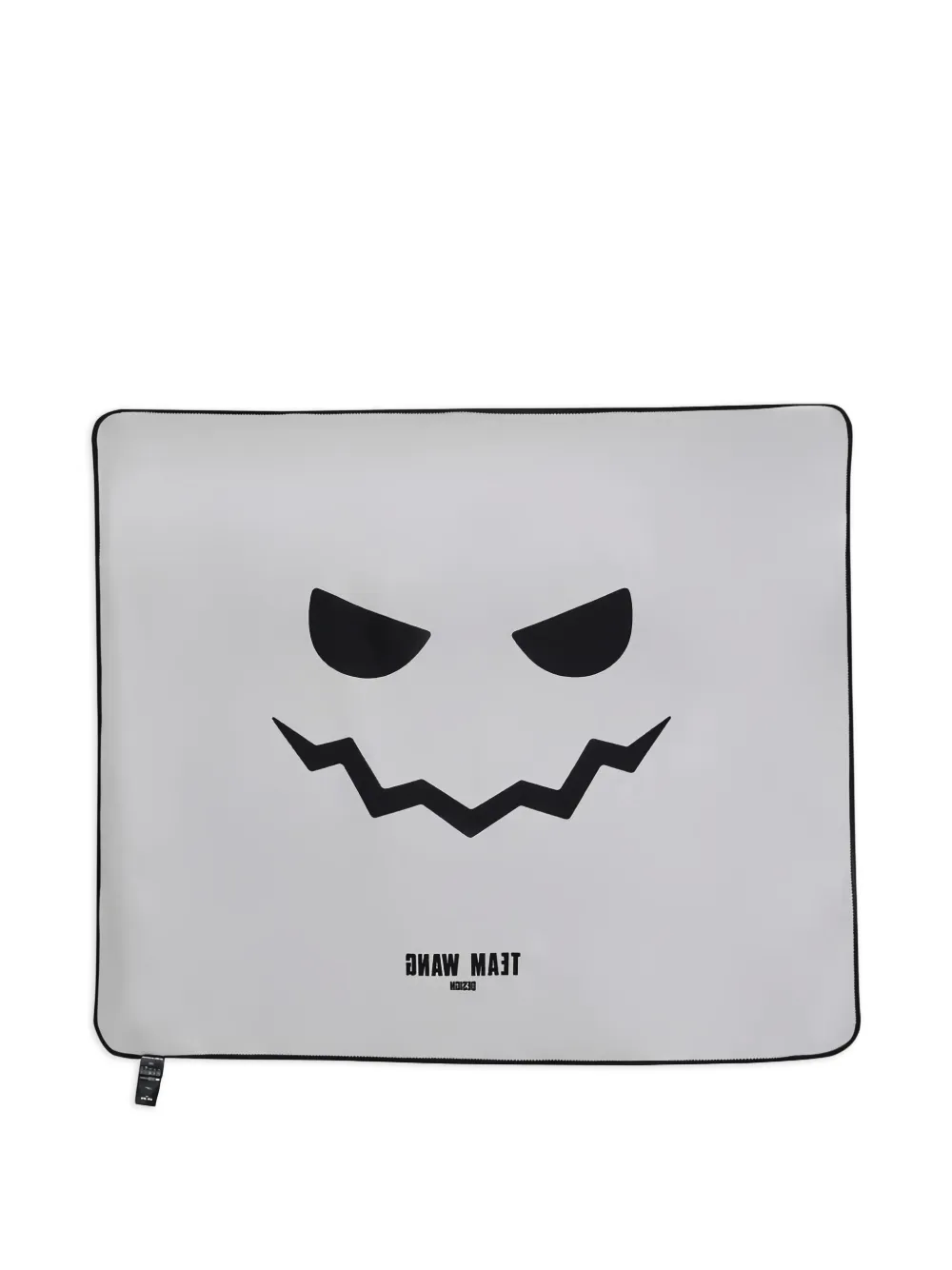 Team Wang Design Spooky Face Blanket (160cm X 130cm) In Black