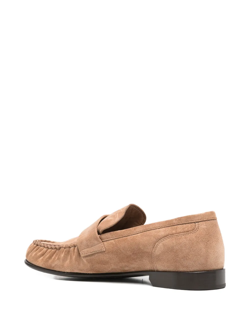 Jimmy Choo Ellis Suede Loafers In Neutral