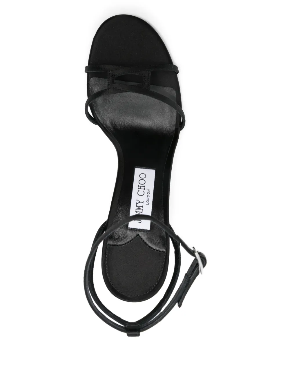 Jimmy Choo 100mm Leo sandals Zwart
