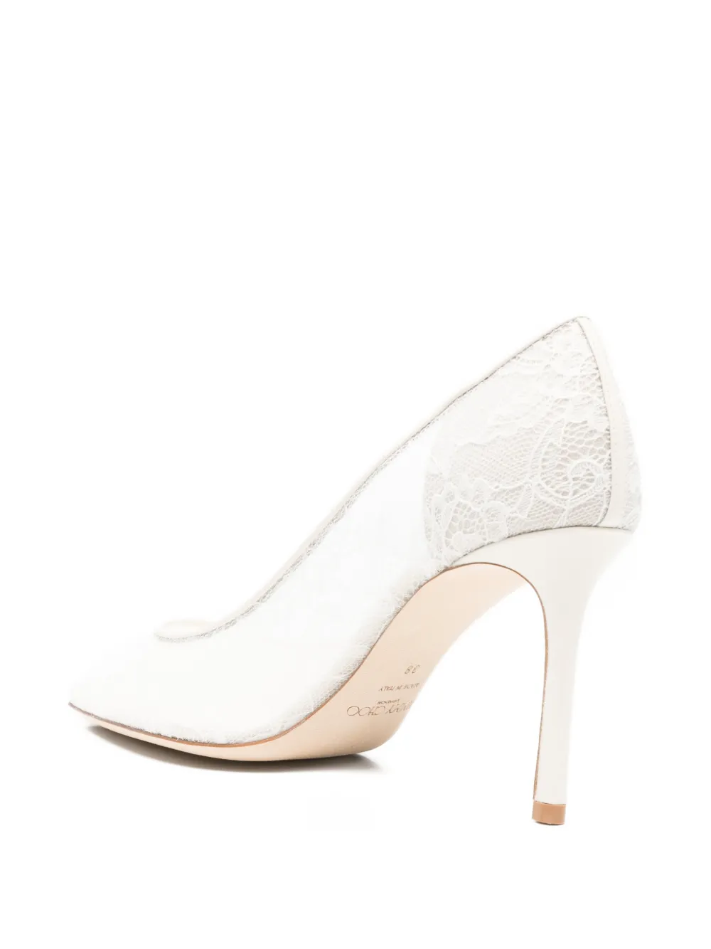 Jimmy Choo Romy pumps met puntige neus Wit